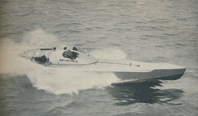 O barco monomotor mais rápido do mundo em 1936, Miss Britain III, 1936 de Unbekannt