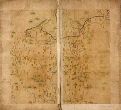 1º Mapa de Shaanxi de Unbekannt