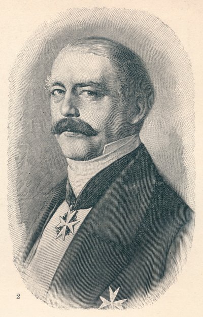 2 - Otto Van Bismarck em quatro estágios de sua carreira, 1907 de Unbekannt