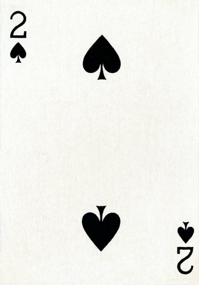 2 de espadas de um baralho de cartas de baralho Goodall & Son Ltd., c1940 de Unbekannt