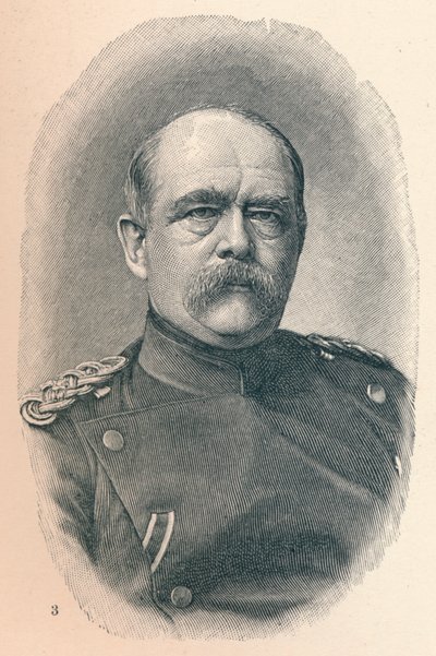 3 - Otto Van Bismarck em quatro estágios de sua carreira, 1907 de Unbekannt