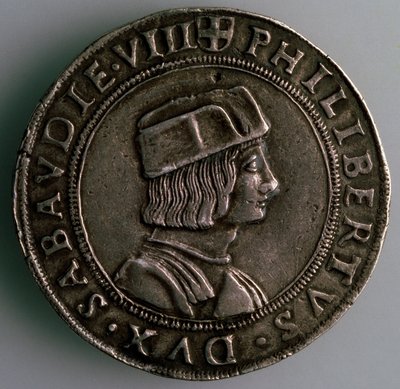 4-Testoon. Ducado Sabóia, Itália, Anverso: Philibert II, Duque de Sabóia, 1497-1504 de Unbekannt