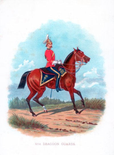 4o guardas do Dragoon, 1888 de Unbekannt