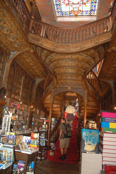8680N A mais bela livraria do Porto Portugal muito famosa Julho de 2009 de Unbekannt