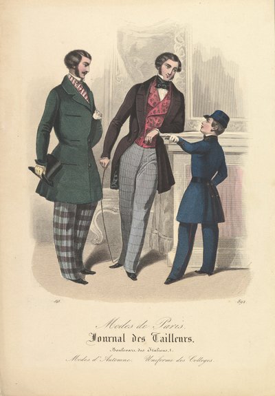 892 de Modes de Paris, Journal des Tailleurs, 1848. de Unbekannt