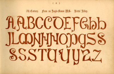 Século IX. De um MS anglo-saxão. Abadia de Battel, 1862 de Unbekannt