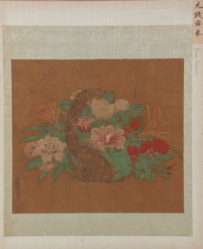 Um cesto de flores, dinastia Ming, século XVI. de Unbekannt