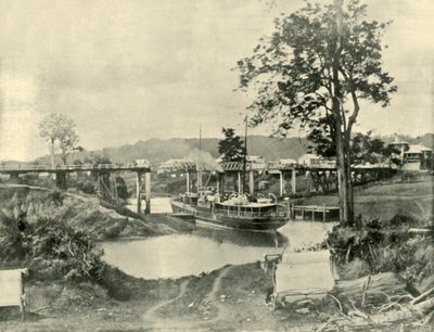 Uma ponte em Lismore, 1901. de Unbekannt
