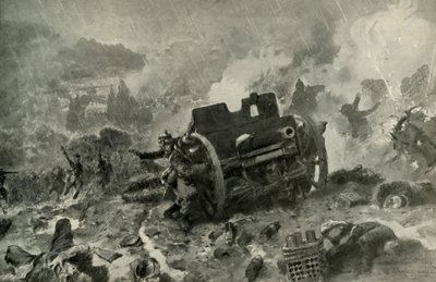 Um brilhante ataque francês à posição alemã em Argonne, 1919. de Unbekannt