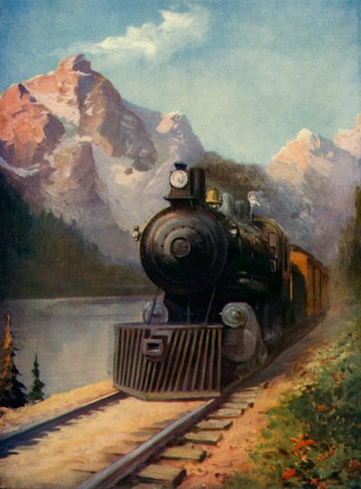 Um canadense Pacific Transcontinental Express, 1930. de Unbekannt