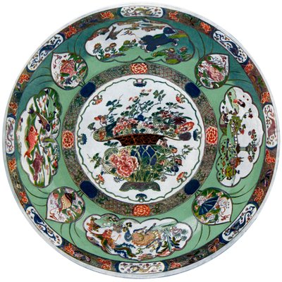 Um prato de porcelana chinesa do período Kang-he, século XVII 1903 de Unbekannt