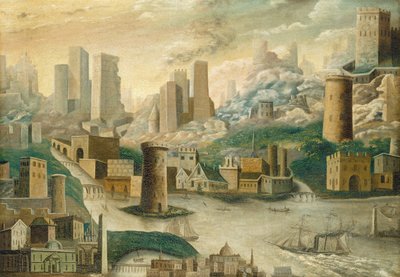 Uma Cidade da Fantasia, meados do século XIX. de Unbekannt