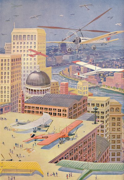 Uma cidade do futuro, 1927 de Unbekannt