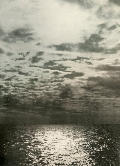 Um efeito de nuvem antes que o mar congelasse, c1908, 1909 de Unbekannt