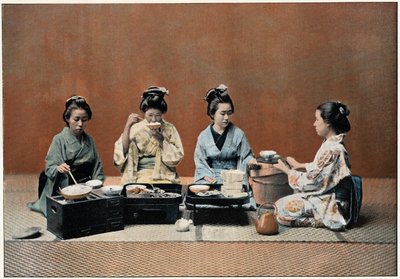 Uma sala de jantar, c1890 de Unbekannt