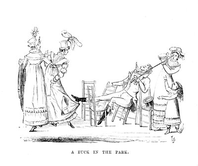 Um pato no parque, c1870 de Unbekannt