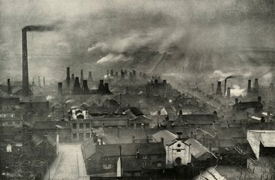 Uma paisagem de fábrica nas olarias, 1938 de Unbekannt