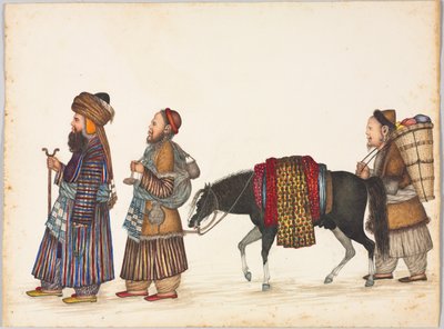 Uma família de tártaros, c. 1885 de Unbekannt