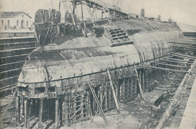 Uma grande façanha parcialmente realizada. O Leonardo da Vinci descansando em doca seca, 1936 de Unbekannt