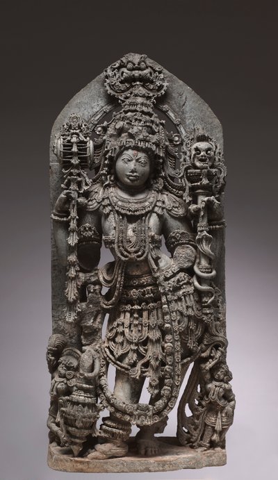 Um guardião de Shiva, 1200s. de Unbekannt