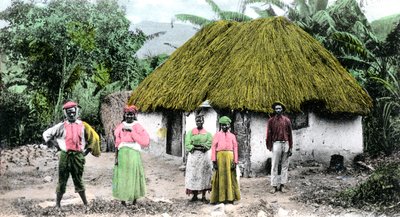 Uma vila jamaicana, c1900s de Unbekannt