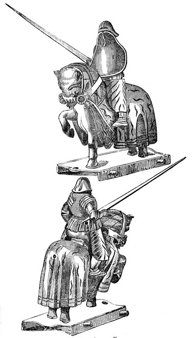 Um brinquedo justing, 1833 de Unbekannt