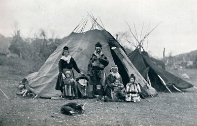 Um acampamento na Lapônia, 1912 de Unbekannt