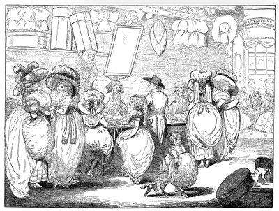 A Milliners Shop, 1787 de Unbekannt