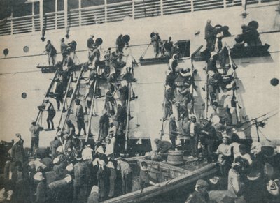 Um novo método de carvão no porto de Yokohama, 1936 de Unbekannt