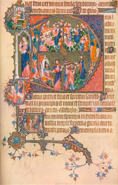 Página do Egalton Bohun - Horas de Saltério, 1370, 1937 de Unbekannt