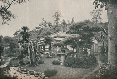 Um jardim privado em Yokohama, c1892 de Unbekannt