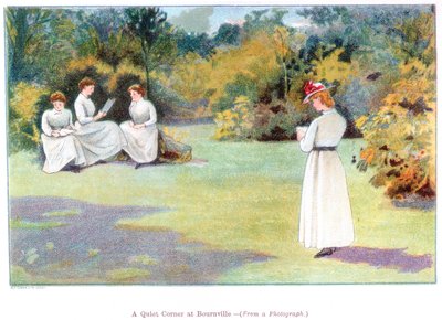 Um canto quieto em Bournville, 1892. de Unbekannt