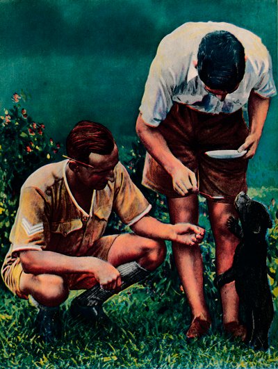 Um mascote de Singapura da RAF, 1940 de Unbekannt