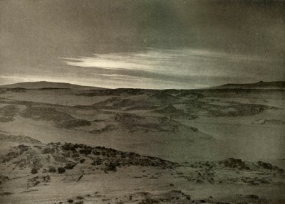 A View North, Towards The Dying Sun, em março de c08, 1909. de Unbekannt
