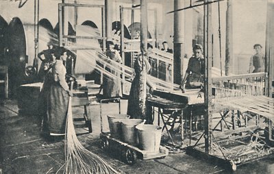 Uma fábrica de fabricação de cones de cera, 1917 de Unbekannt