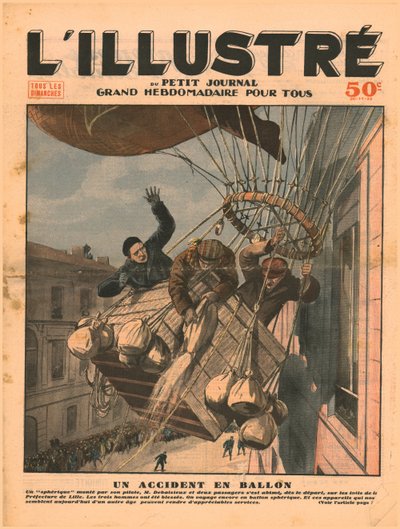 Um acidente de balão, 1932. de Unbekannt