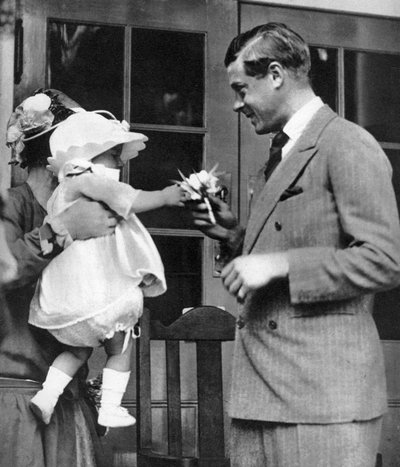 Um buquê para o príncipe de Gales no Enham Village Centre, 1926 de Unbekannt