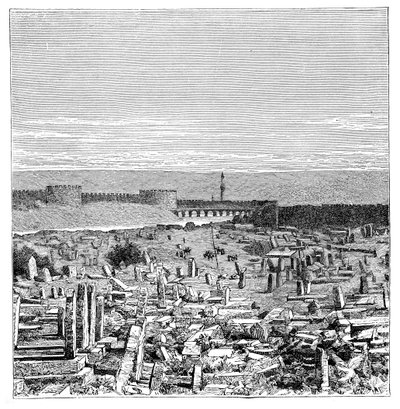 Uma ponte sobre o rio Tigre, Diyarbakir, Turquia, 1895 de Unbekannt