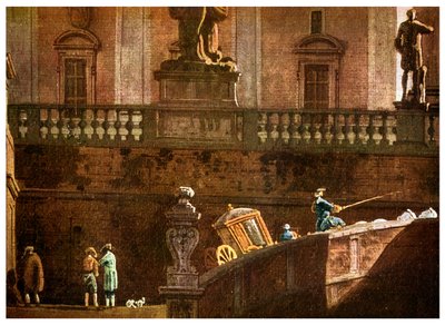 Um treinador em Roma, século 1856 de Unbekannt
