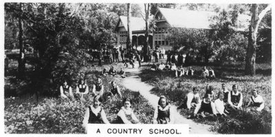 Uma escola de campo, Austrália, 1928 de Unbekannt