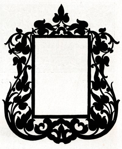 Um design para um porta-retrato intitulado Aesthetic, 1898 de Unbekannt