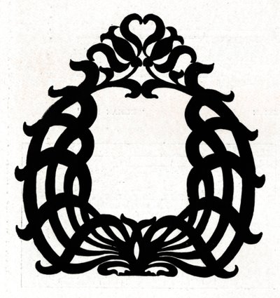 Um design para um porta-retrato intitulado Sixpence, 1898 de Unbekannt