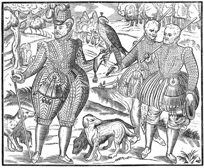 Um falcoeiro, 1611 de Unbekannt
