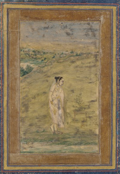 Uma menina à beira-mar, início do século XVII. de Unbekannt