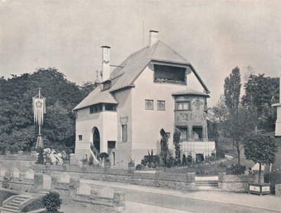 Uma casa projetada por Hans Christiansen, c1901 1901-1902 de Unbekannt