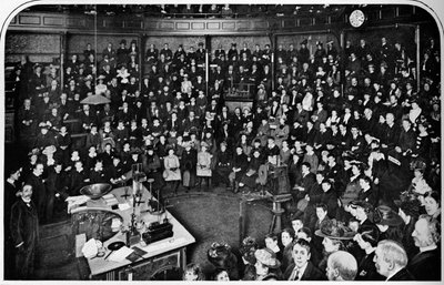 Uma palestra na Royal Institution, Londres, c1903 1903 de Unbekannt
