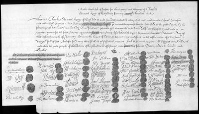 Uma carta relativa a Charles Stuart, Bonnie Prince Charlie, século XVIII de Unbekannt