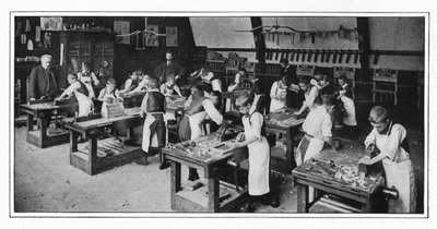 Um centro de treinamento manual: marcenaria, Londres, c1900 1901 de Unbekannt