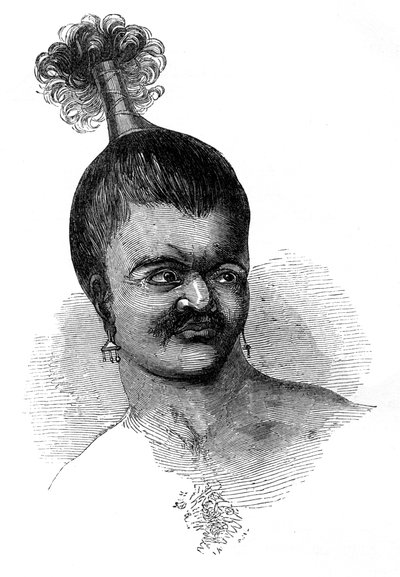 Um nativo da ilha Omdai, 1848 de Unbekannt