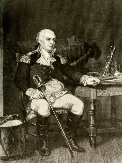 Um retrato do comodoro Barry da Marinha dos Estados Unidos, c1780, 1937. de Unbekannt